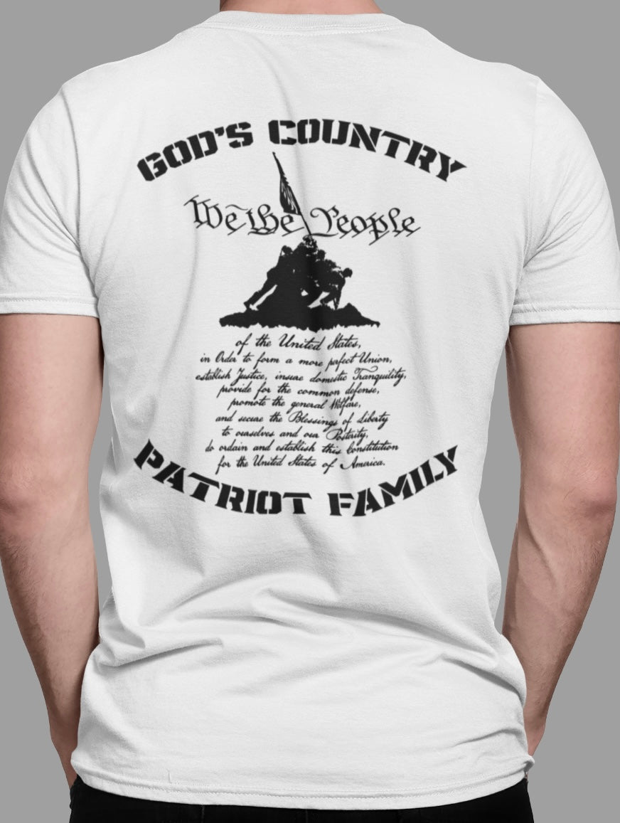 GODS COUNTRY PATRIOT FAMILY UNISEX