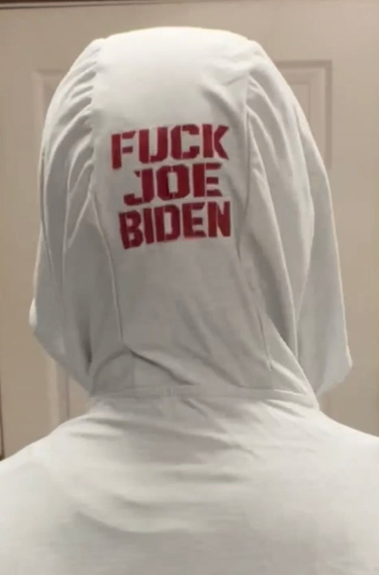 LETS GO BRANDON FJB LIGHT GRAY HOODIE