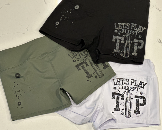 LETS PLAY JUST THE TIP SHORTS