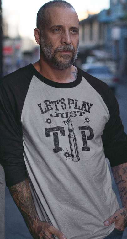 LETS PLAY JUST THE TIP 3/4 SLEEVE UNISEX